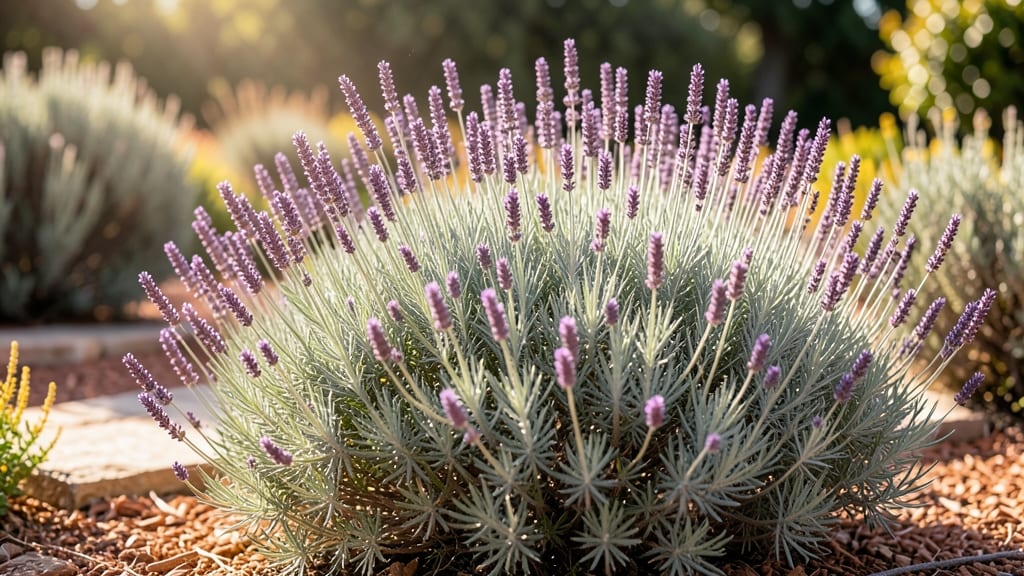 Lavender Bushes for Aphid Defense