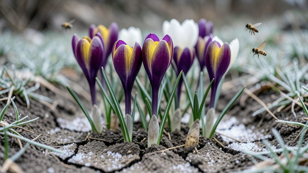 Crocus Bulbs for Pollinators and Early Blooms