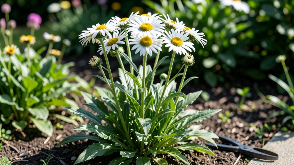 Shasta Daisy Zone: Pole-Trained Blooms for Compact Gardens