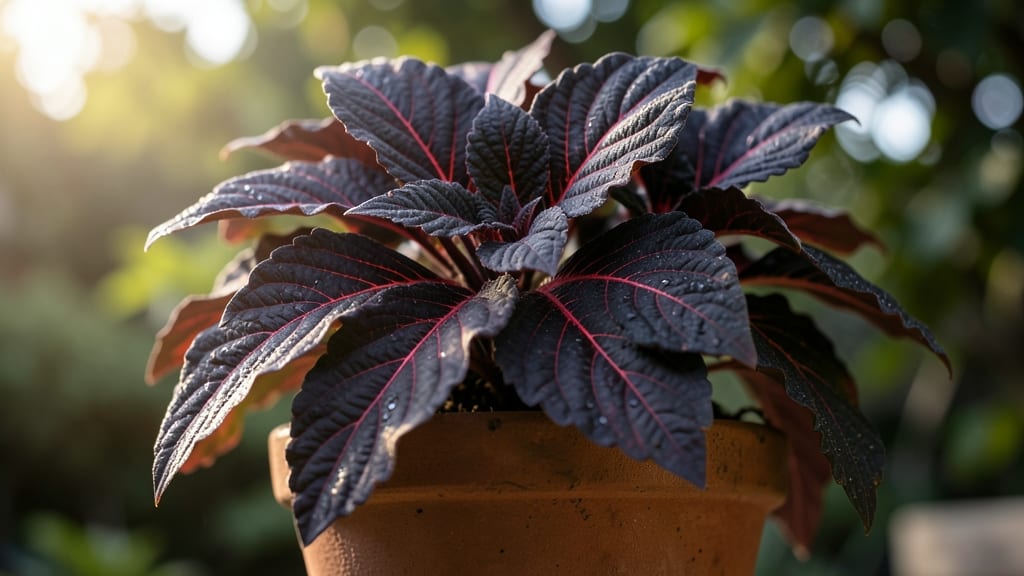 Coleus 'Black Dragon' for Bold Colors