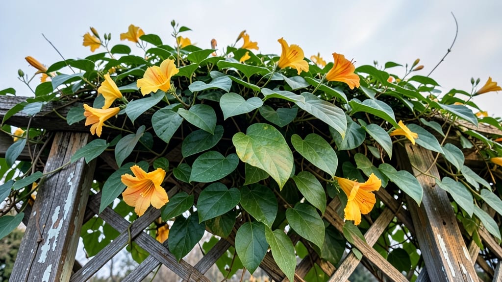 Crossvine for Native Evergreen Climbing Beauty