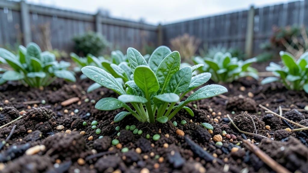 Spinach Seeds for Overwintering Greens