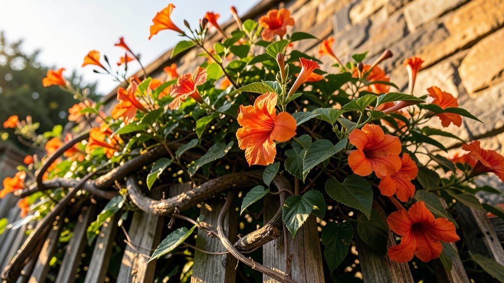 Trumpet Vine for Bold, Low-Maintenance Growth