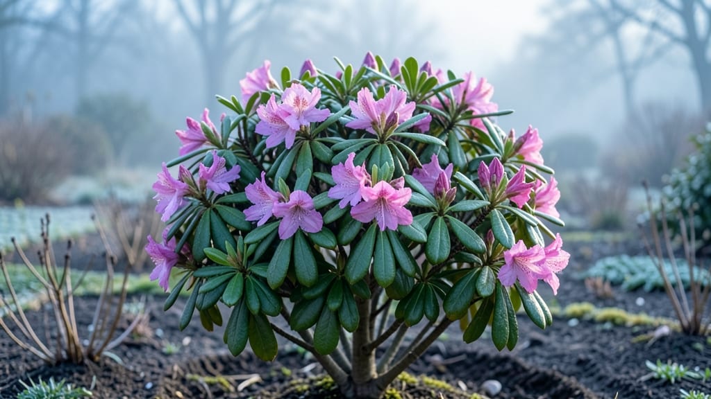 Dwarf Rhododendron for Early Spring Color