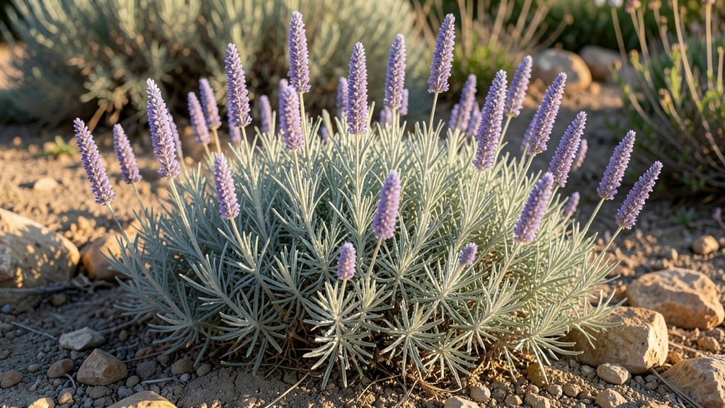 Russian Sage Silvery Foliage