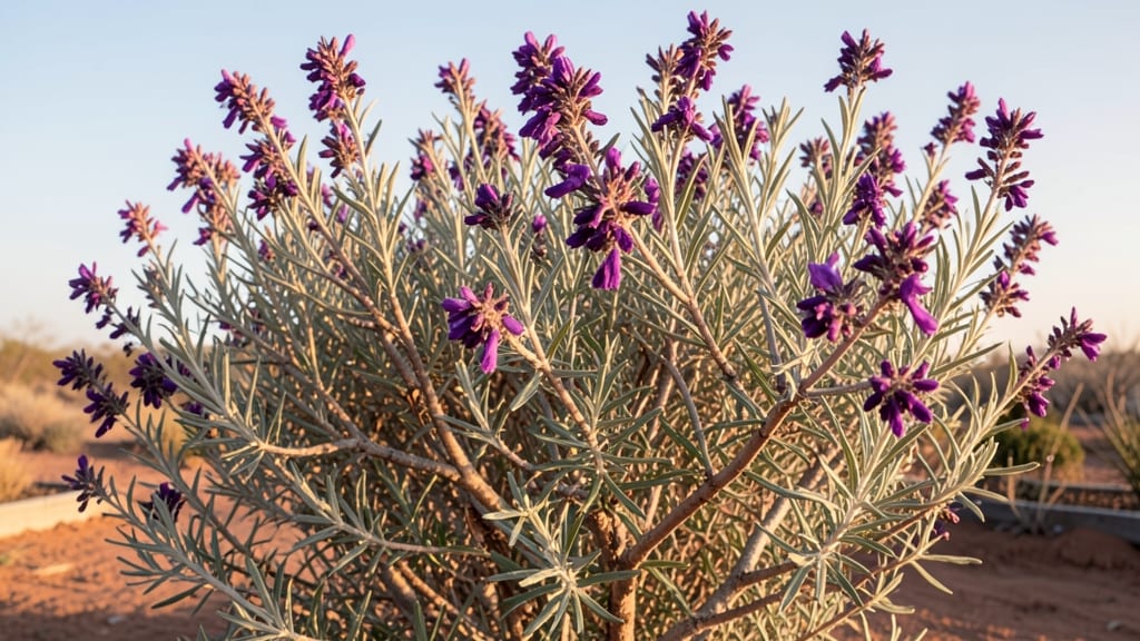 Texas Sage for Heat-Resistant Purple Foliage