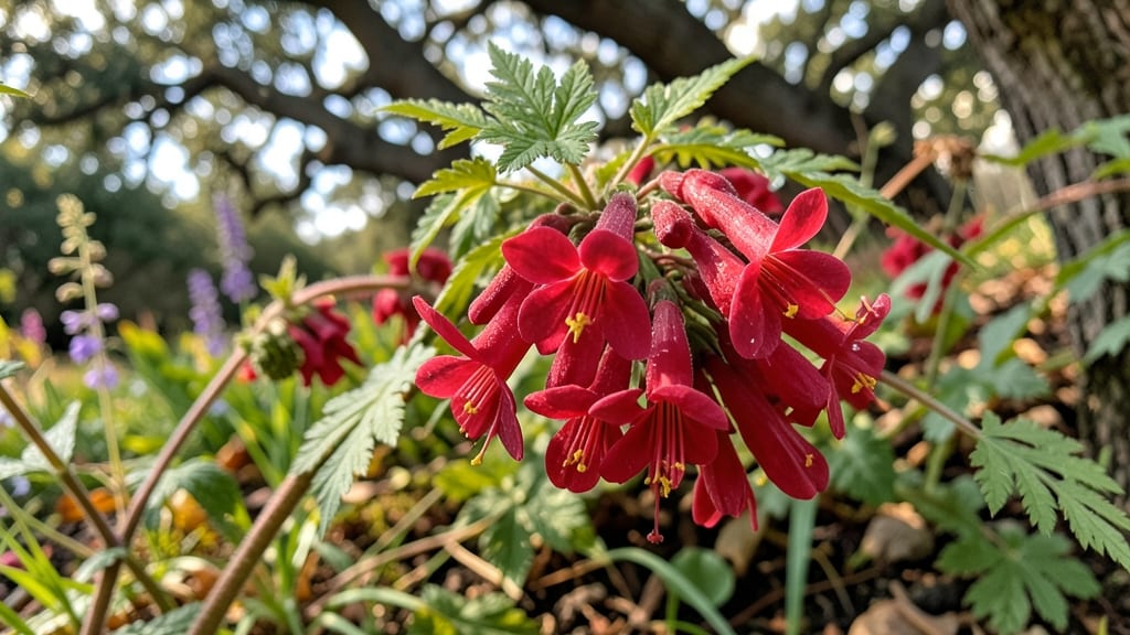 California Fuchsia for Hummingbird Magnet
