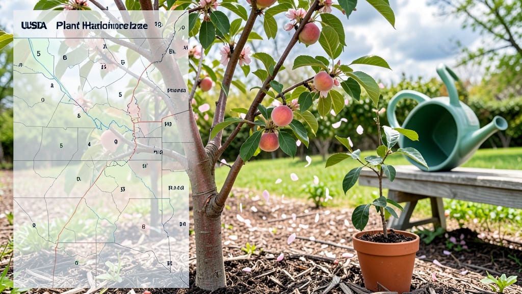 Peach Trees Growing Zones: Frost-Resistant Varieties by USDA Climate Map