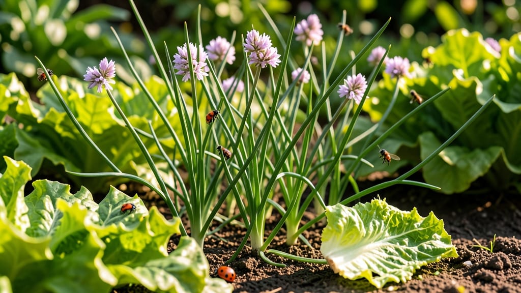 Garlic Chives for Slug Prevention