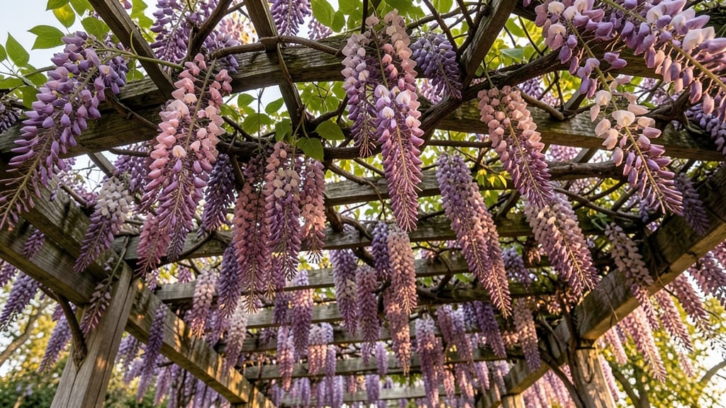 Wisteria for Dramatic Seasonal Color Explosions