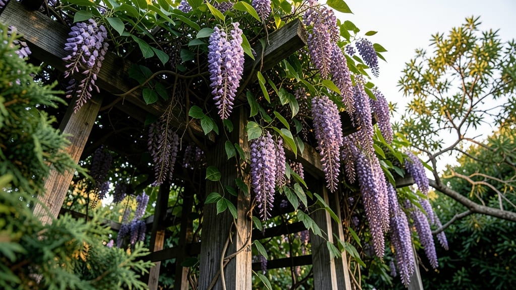 Wisteria for Dramatic, Fragrant Canopy