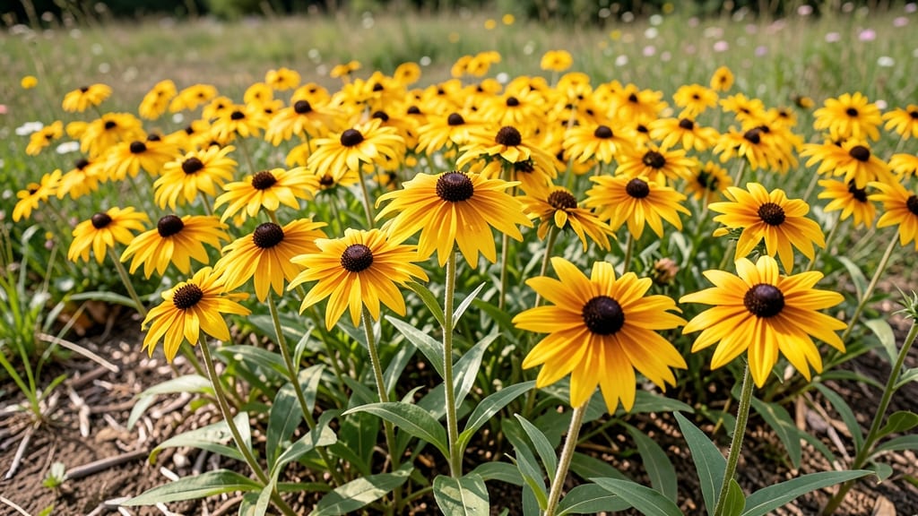 Black-Eyed Susan: Bright Golden Blooms