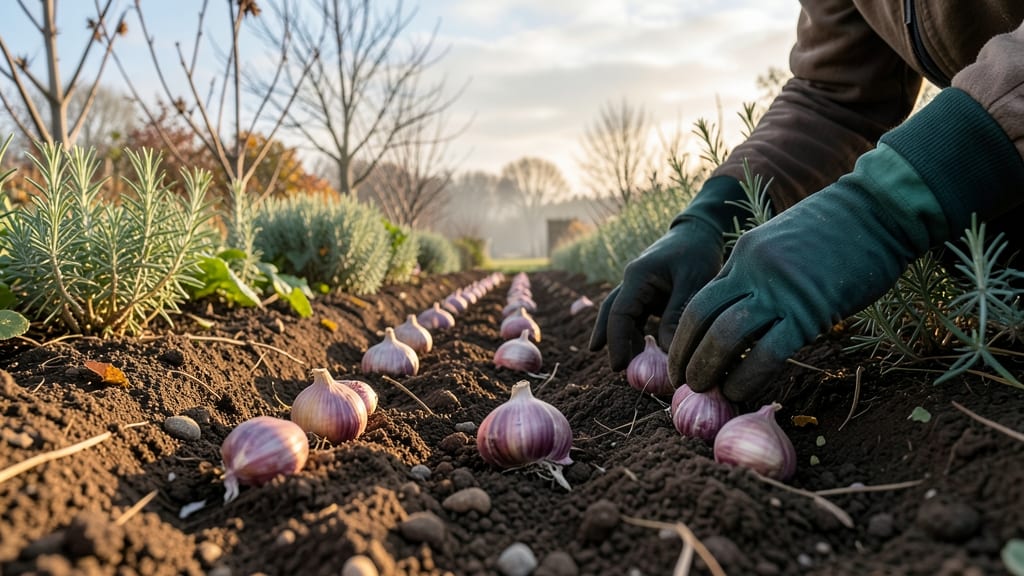 Garlic Cloves for Spring Harvest