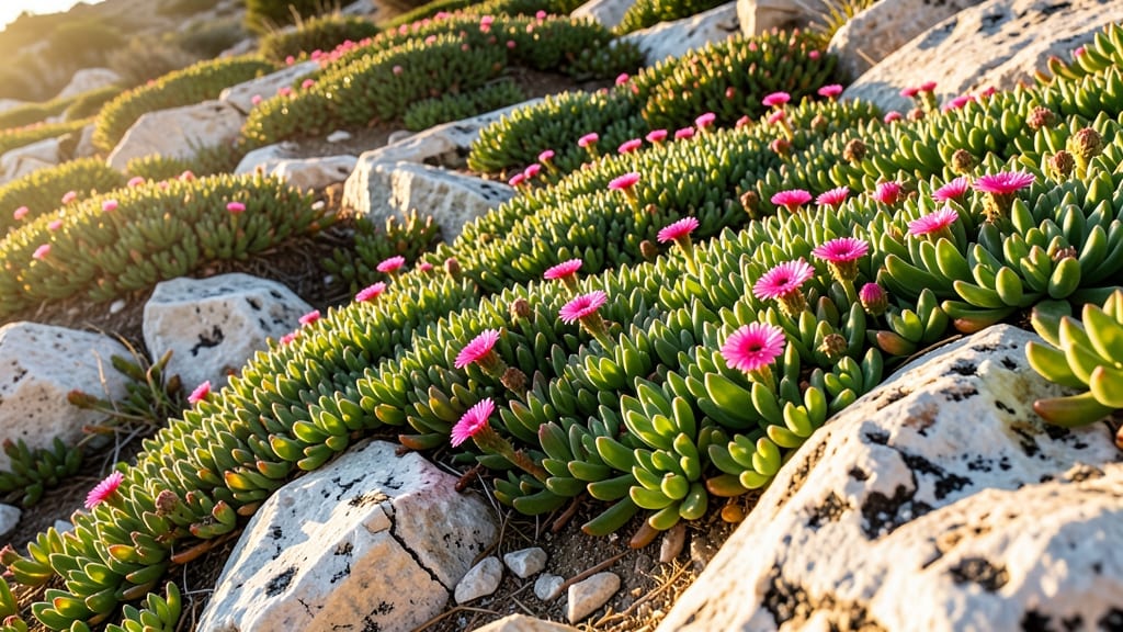 Ice Plant: Succulent with Stunning Pink Blooms