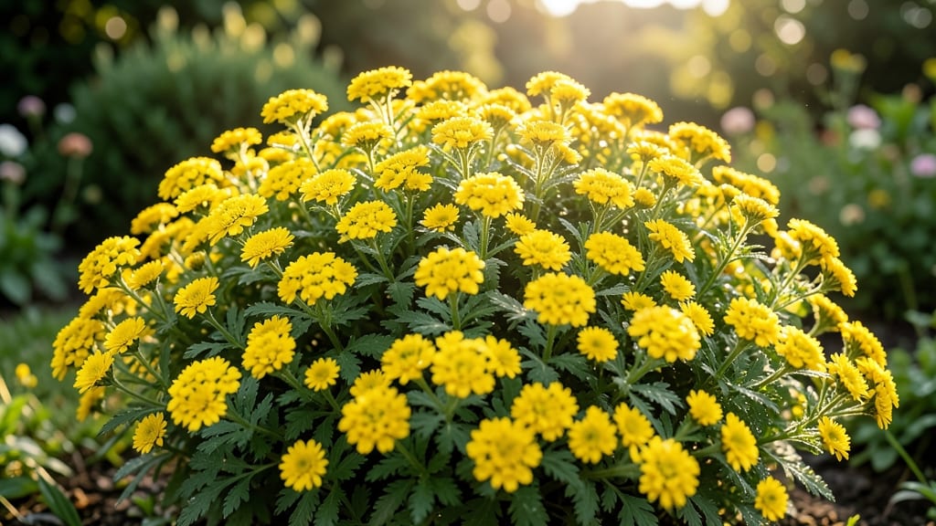 Potentilla Shrub with Summer Blooms