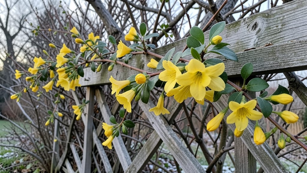 Winter Jasmine for Early Spring Sunshine