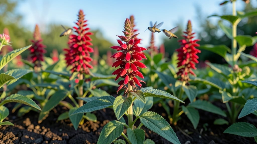 Bee Balm Red Spikes