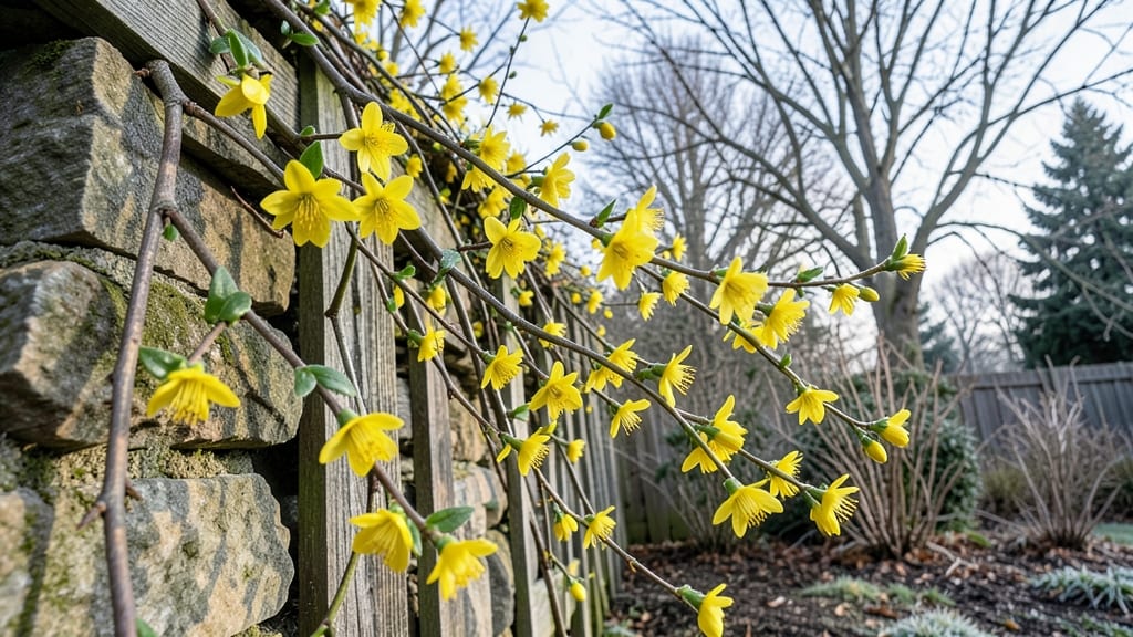 Winter Jasmine for Year-Round Interest