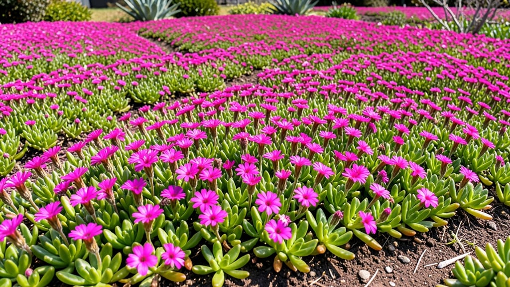 Ice Plant for Ground Cover and Wildflower Appeal