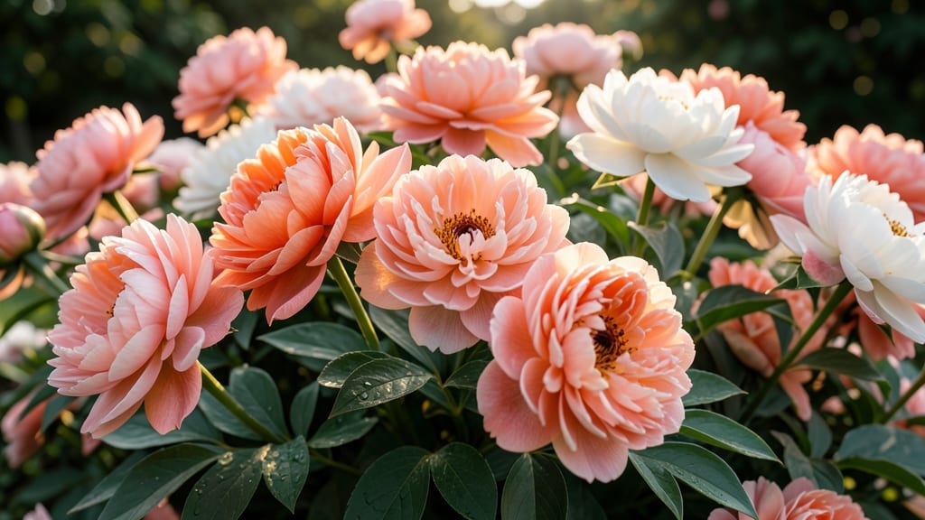 Peony Bush: Luxurious Fragrant Blooms