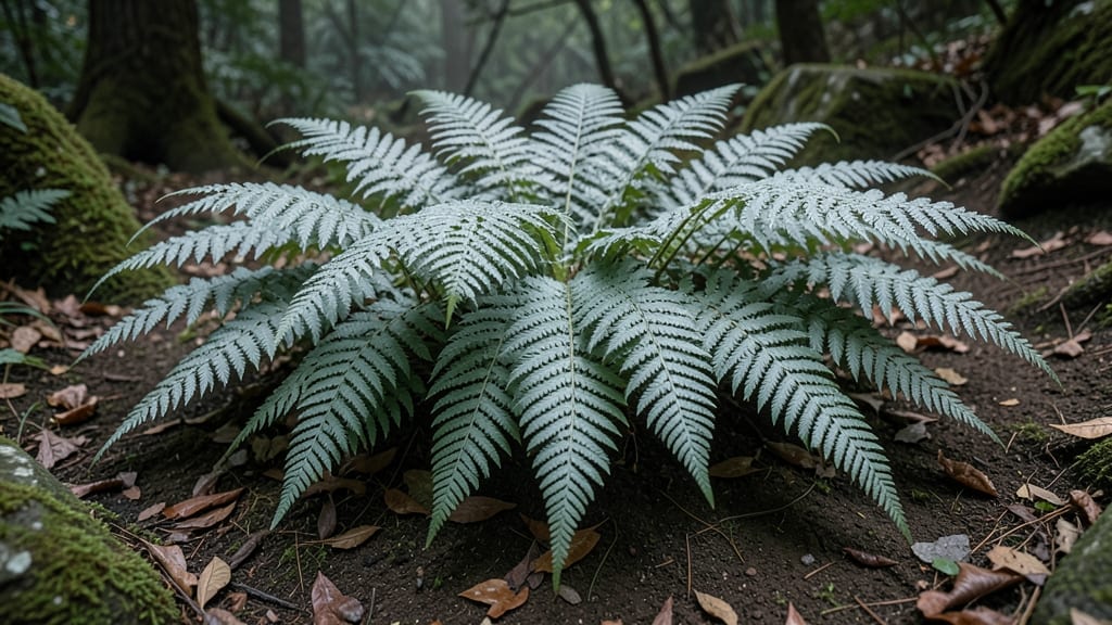 Japanese Painted Fern for Lush Foliage