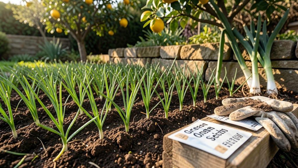 Green Onions for Fast Scallions