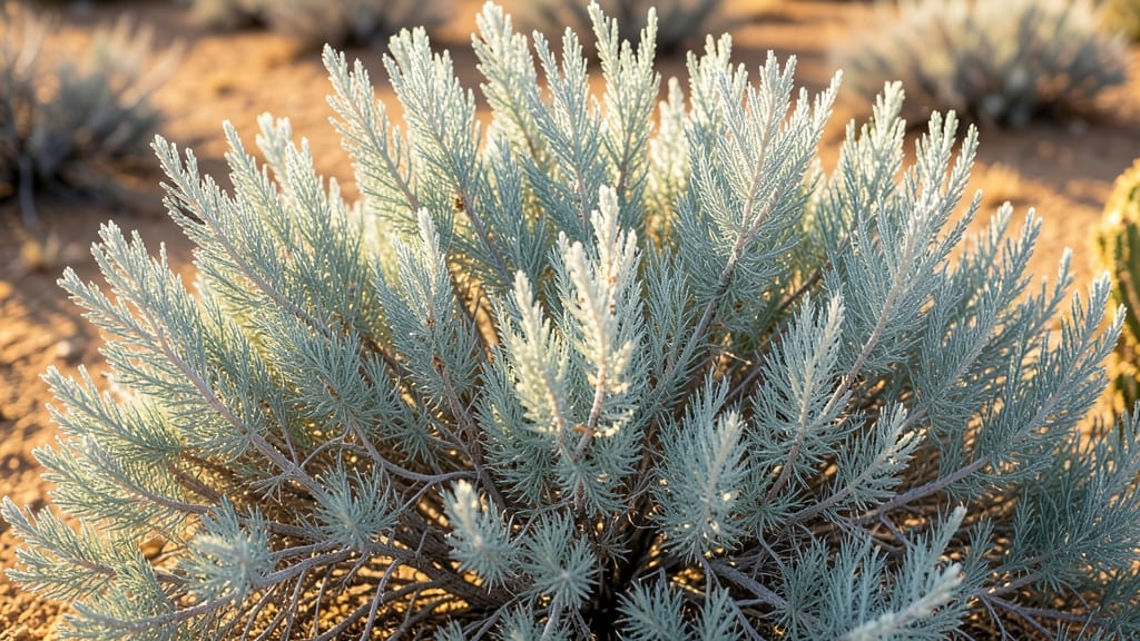 Texas Sage: Silver-Foliaged Shrub with Purple Flowers